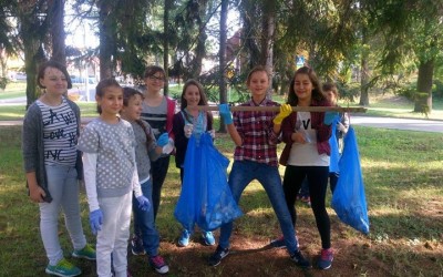 ,,SPRZĄTANIE ŚWIATA” PRZEZ UCZNIÓW SZKOŁY PODSTAWOWEJ W RADYMNIE