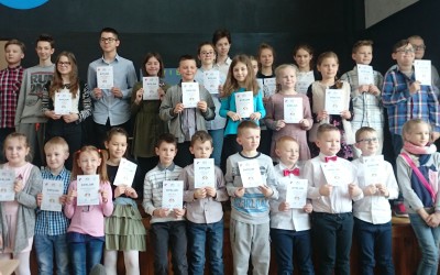 WIELKA LIGA CZYTELNIKÓW- ZAKOŃCZENIE SZKOLNEGO ETAPU.