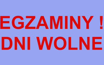 Egzaminy gimnazjalne oraz ósmoklasisty