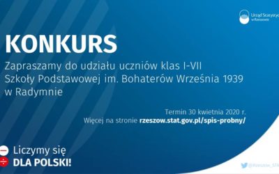 KONKURS  GUS DLA UCZNIÓW NASZEJ SZKOŁY